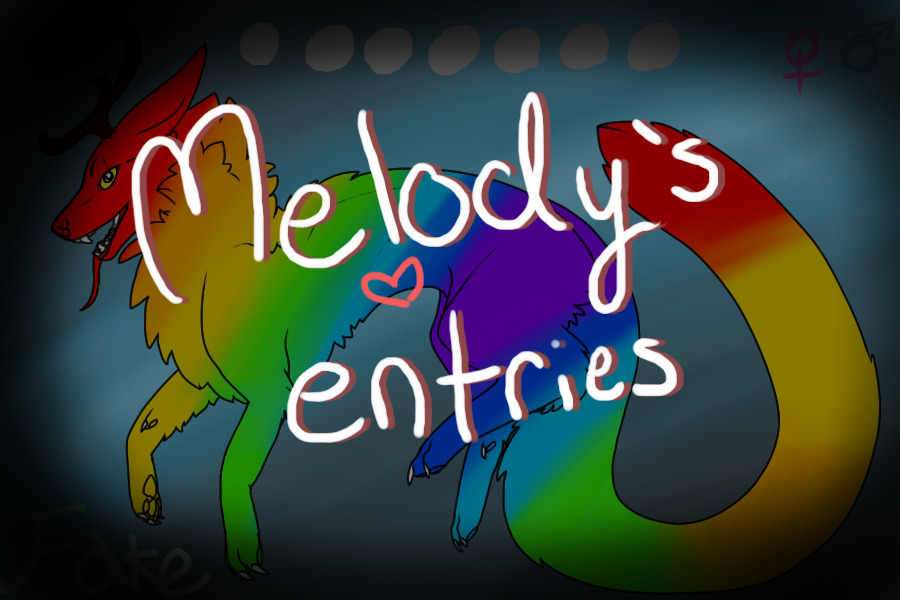 Melody's Entries - Canis Cervids|Artist Competition!