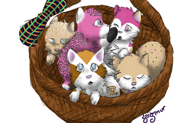 Basket of kittehs