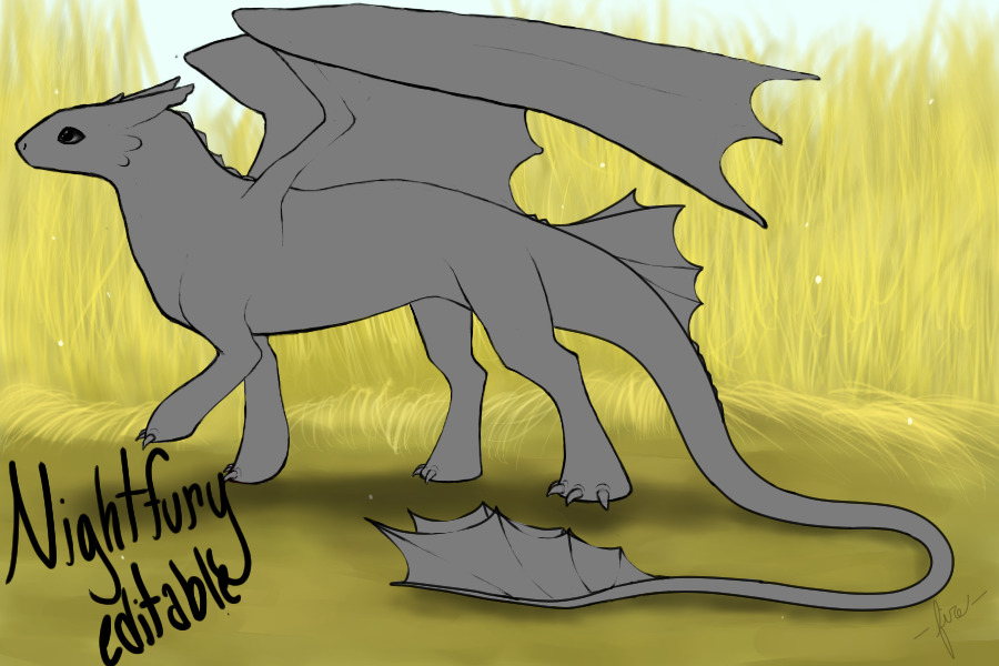Nightfury Editable