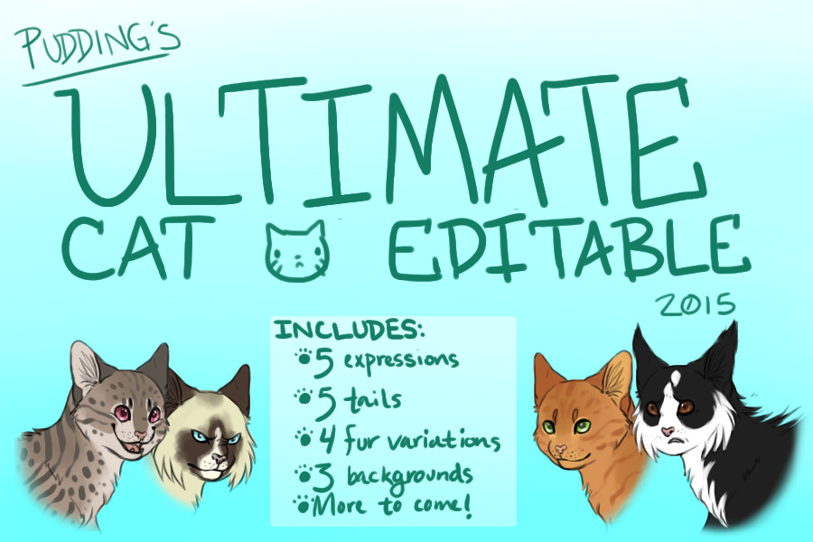 Pudding's Ultimate Cat Editable