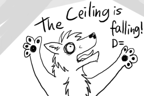 THE CEILING IS FALLING!