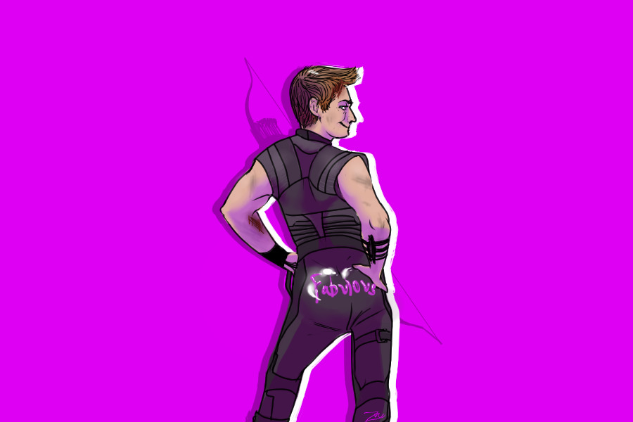 Hawkeye is still feeling fabulous