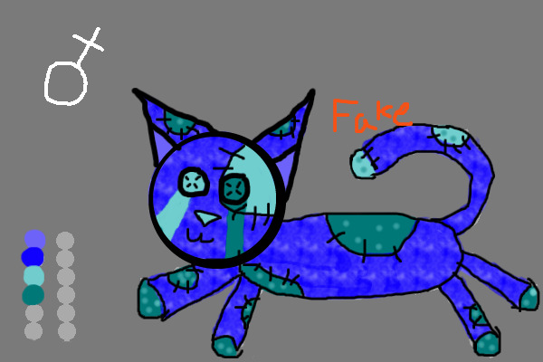 My first artist entery for the patch cat plushy thingies.
