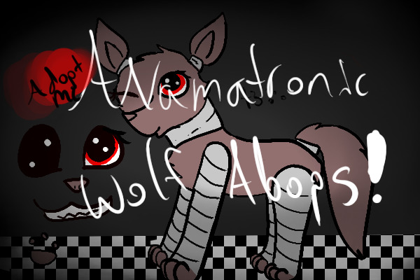 Animatronic wolf adopts