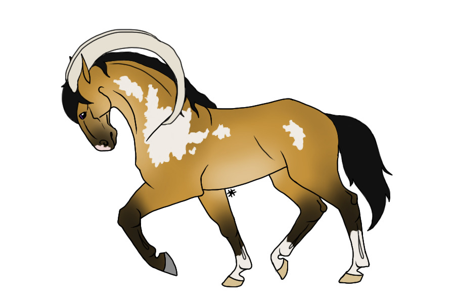 Aztec Crowned Equine #002