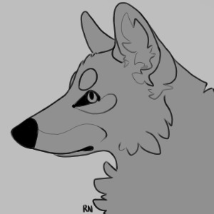 wolf avatar editable