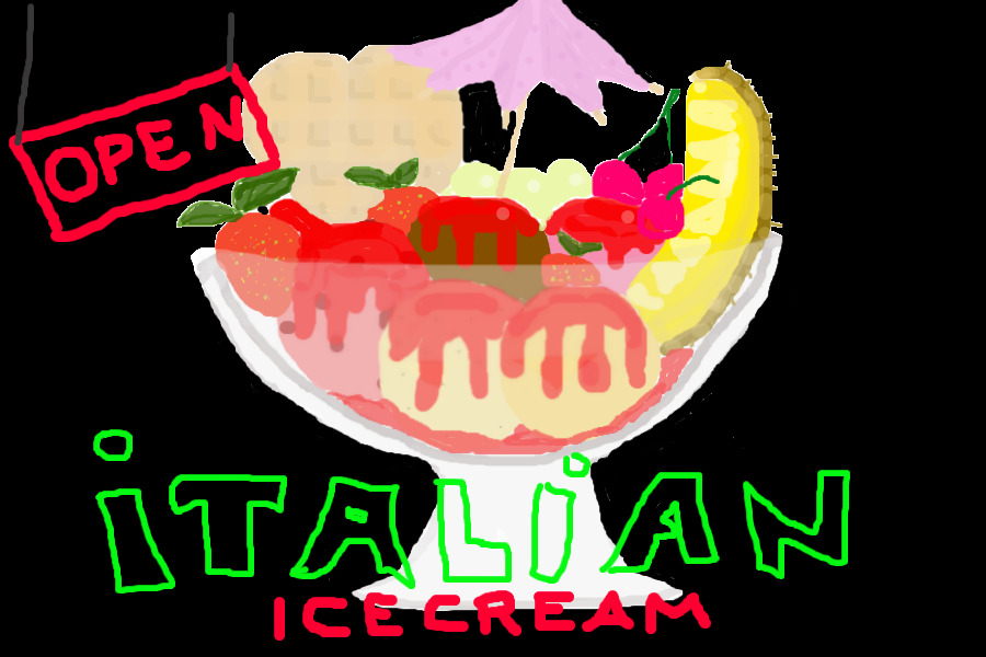 I love Italian Ice-cream