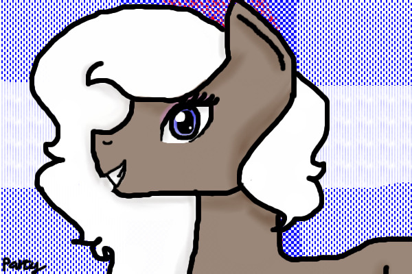 a pony portrait