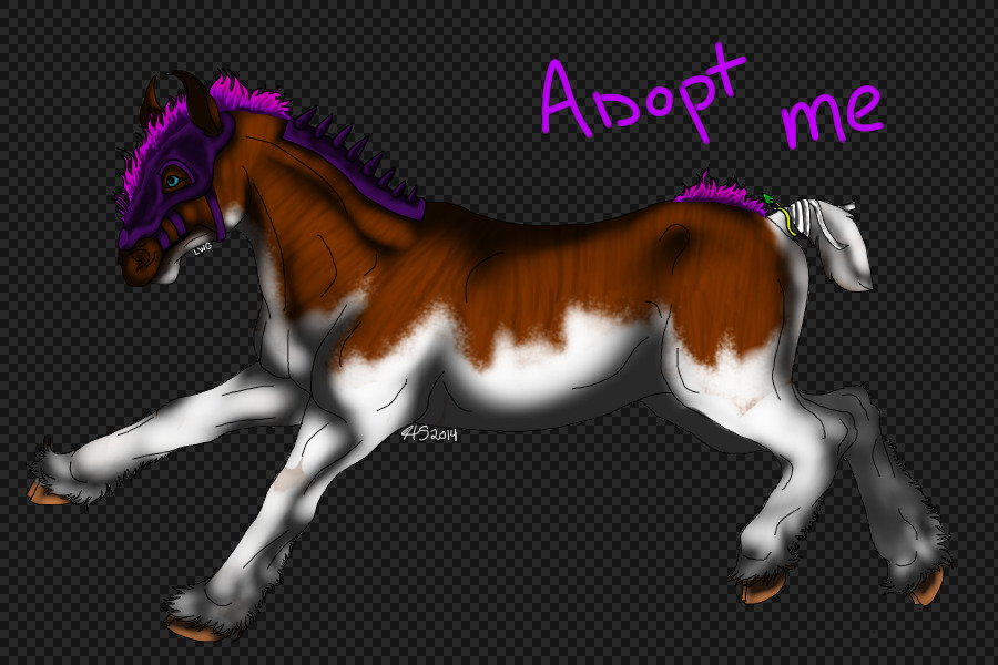Rare Brindle Mare W/Extended Sabino