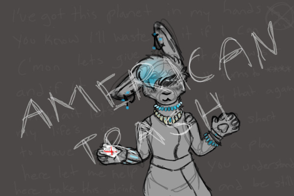 She's just american trash