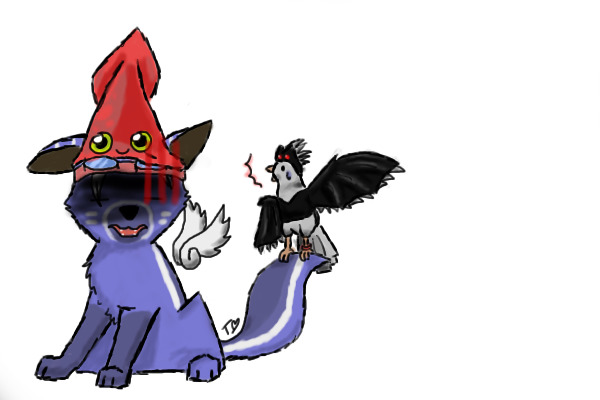 Avian And Totoro editable