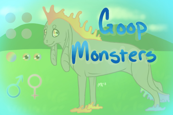 Goop Monster lines
