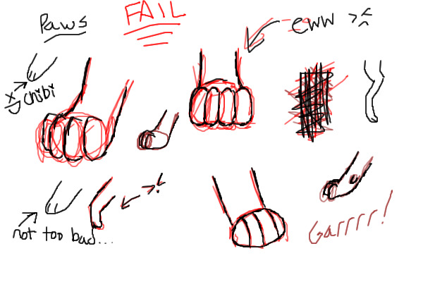 Some paw fails...Dx
