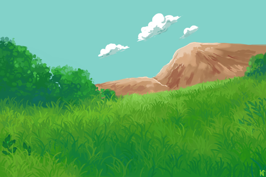 Grassy