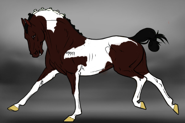 BHA#8 Paint Horse - Tobiano