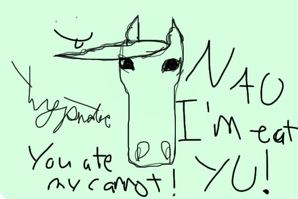 Horse face!
