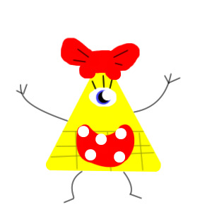 bill cipher's ugly sister lol