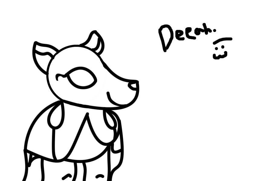 Deer, thing.