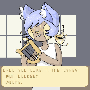 D-Do you like t-the lyre?