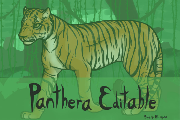 Panthera Editable