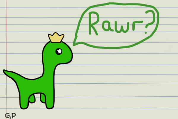 Rawr? Dino :3
