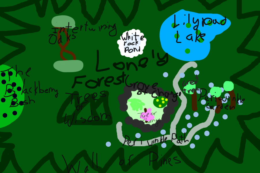 Map of the Lonely Forest - Return of the Black Panther