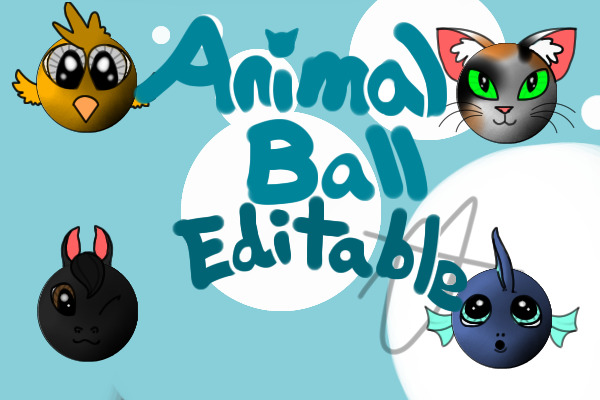 Animal Ball Editable