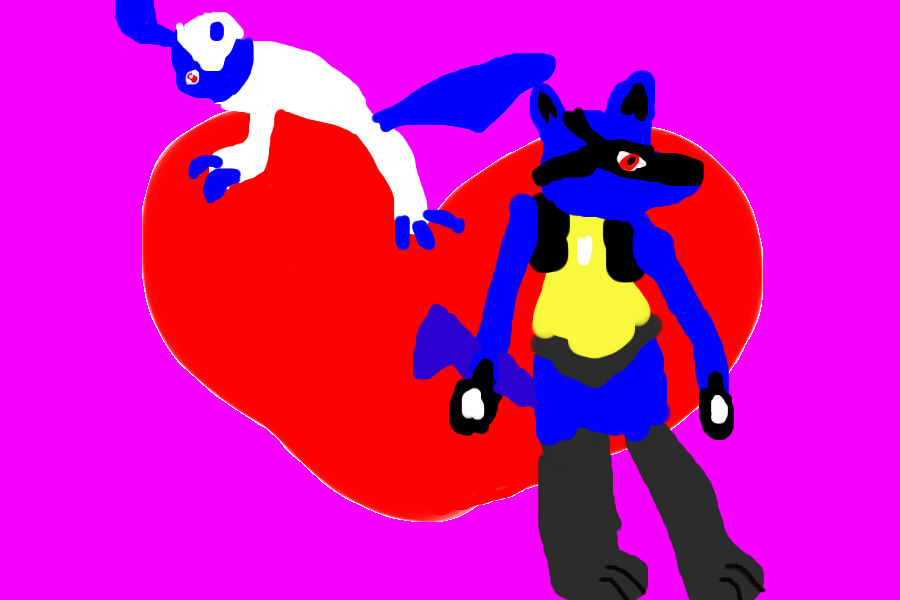 Lucario And Absol