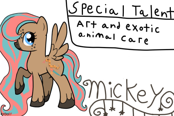 My Ponysona Mickey