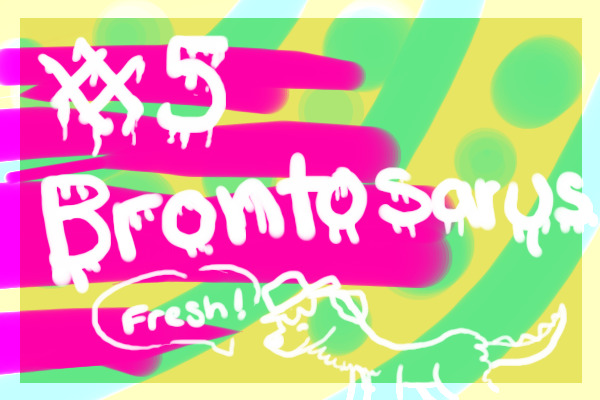 Ittam's SnapBAK! #5 Brontosaurus