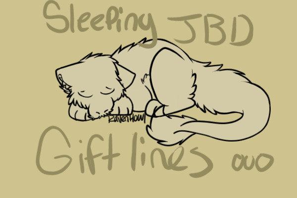 sleeping jbd giftlines!