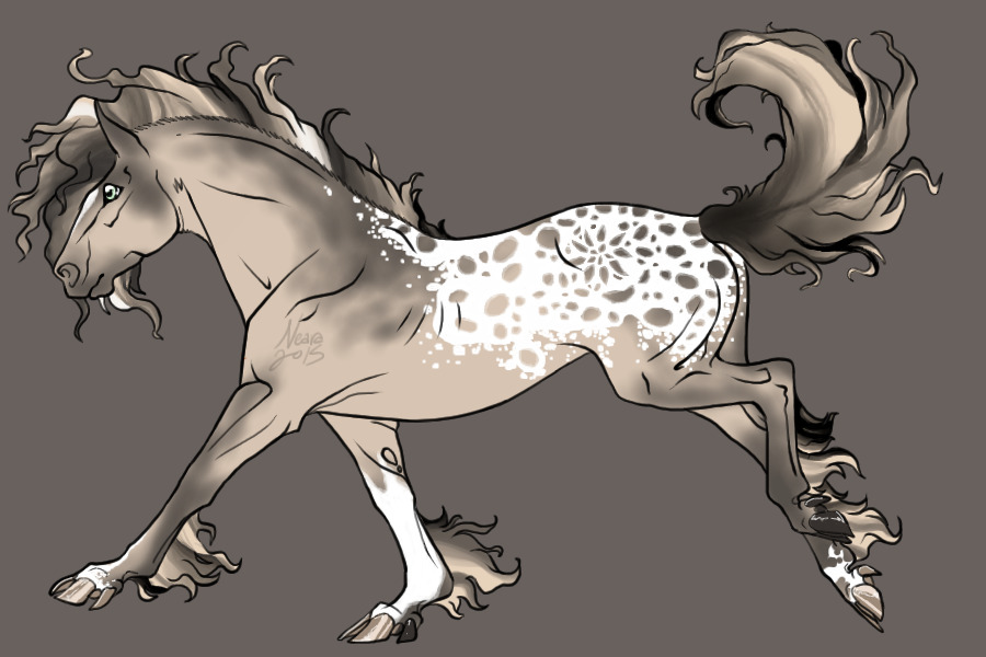 Entry #1 - Sooty Smoky Cream with irregular blanket