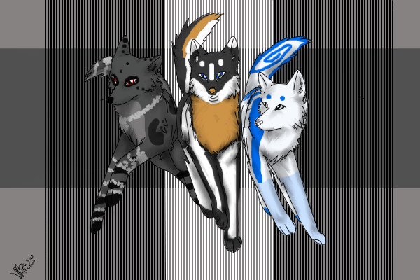 main fight characters - tourmaline, torane and night