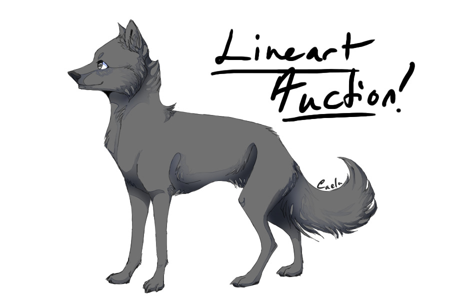 Canine Lineart Auction! - Closed -