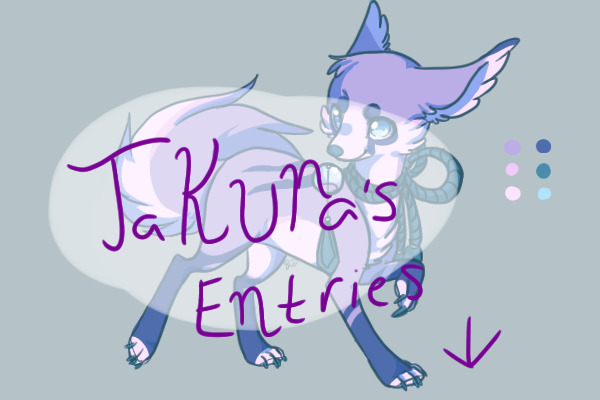 Takura's entries {CHECK DESCRIPTION}