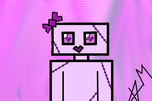 Girly Purple Robot!