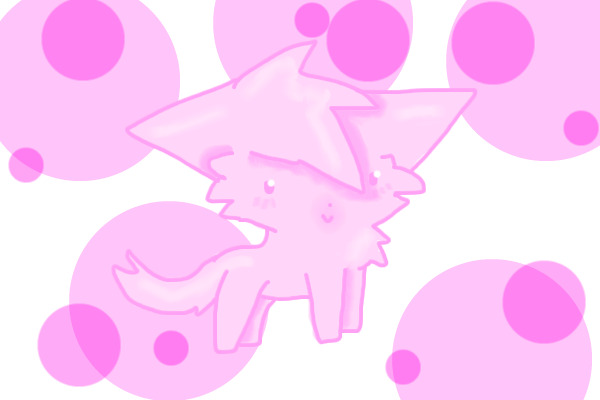 Just a pink chibi kitty