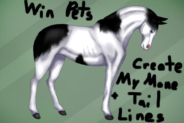 Draw Lines For My Mane and Tail