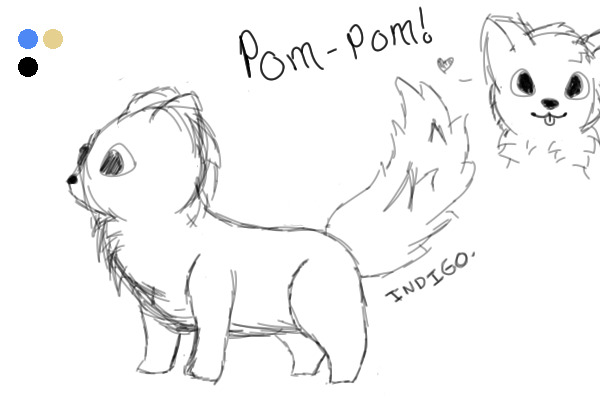 new character sketch - Pom-pom