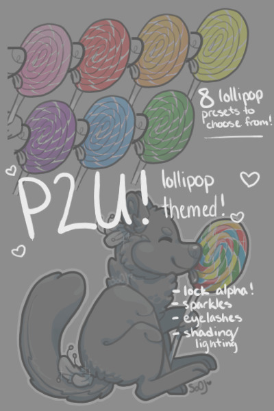 Plumerian P2U Lollipop Line-art!