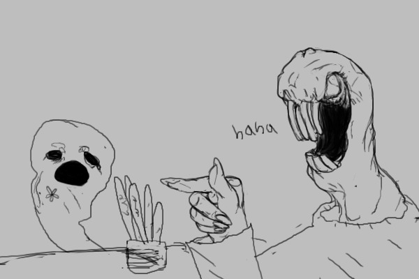 dedan's date with with a funny spectre