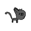 Standing cat Pixel (w/extra layers for bounce)