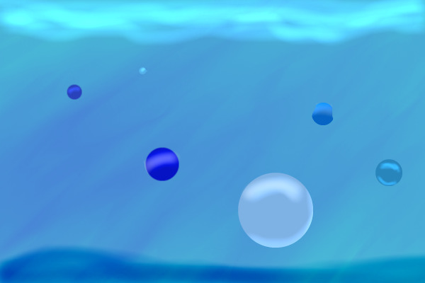 Bubbles under the sea