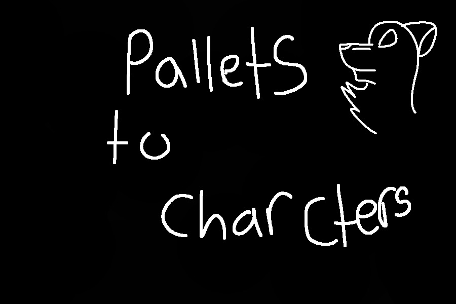 Pallets To Characters! Free Pallet Characters!