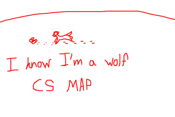 "I know I'm a Wolf" CS Wolf OC MAP Cover Test