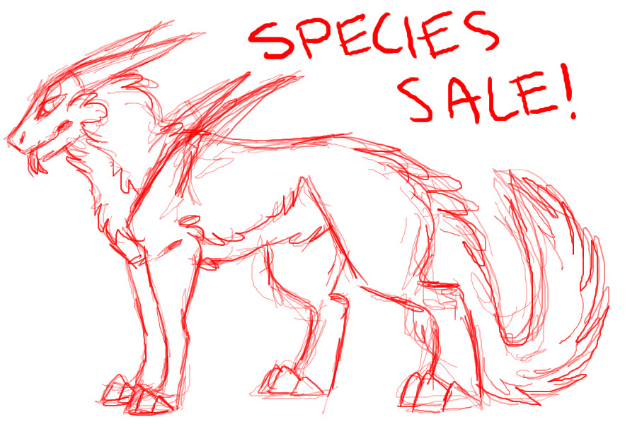 snow dragons -- species sale