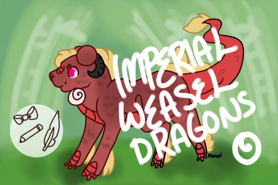 imperial weasel dragons | hiring artists!