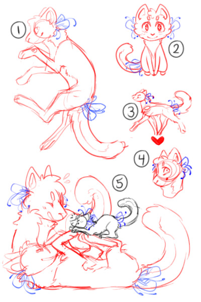 Plumerian Lineart wips