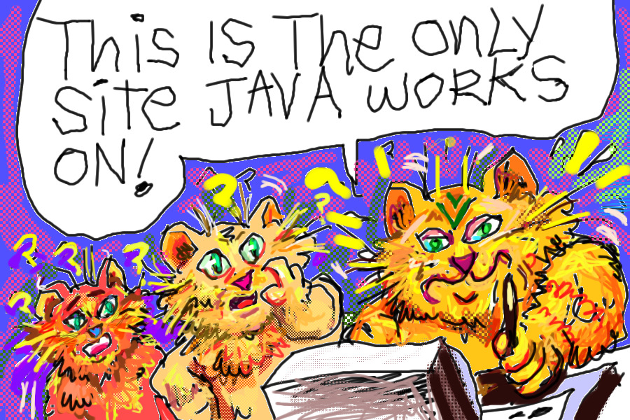 THIS IS THE ONLY SITE JAVA WORKS ON!!