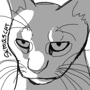 Grumpy cat avatar-Editable
